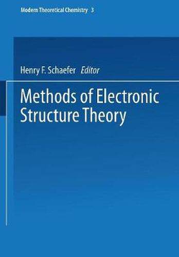 Cover image for Methods of Electronic Structure Theory