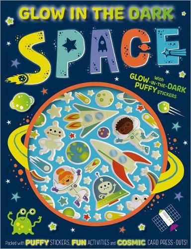 Cover image for Glow in the Dark: Space (Puffy Stickers Activity Book)