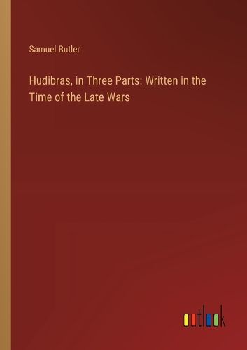 Cover image for Hudibras, in Three Parts