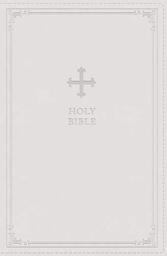 NRSV, Catholic Bible, Gift Edition, Leathersoft, White, Comfort Print: Holy Bible