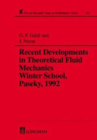 Cover image for Recent Developments in Theoretical Fluid Mechanics: Winter School, Paseky, 1992