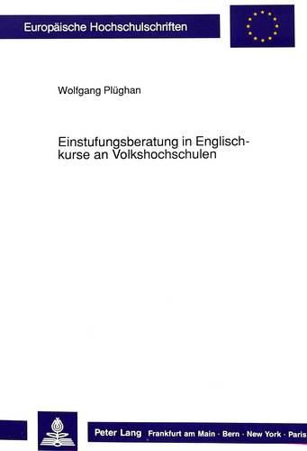 Cover image for Einstufungsberatung in Englischkurse an Volkshochschulen