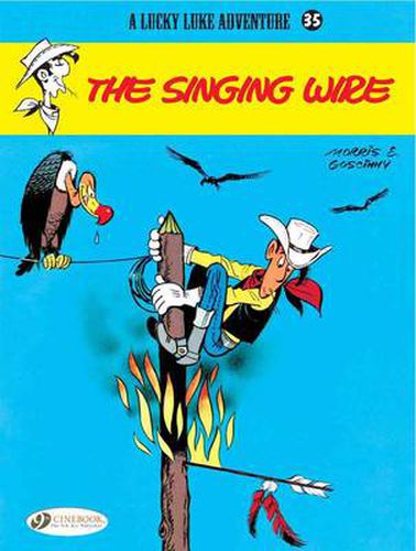 Cover image for Lucky Luke 35 - The Singing Wire