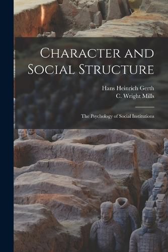 Cover image for Character and Social Structure