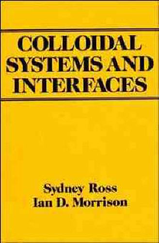 Cover image for Colloidal Systems and Interfaces