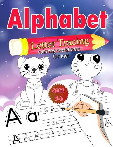 Cover image for Alphabet Letter Tracing for Kids Ages 3-6