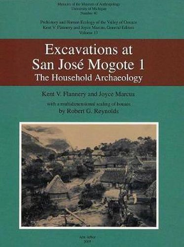 Cover image for Excavation at San Jose Mogote 1: The Household Archaeology