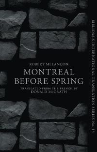 Cover image for Montreal Before Spring