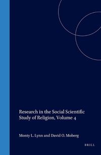 Cover image for Research in the Social Scientific Study of Religion, Volume 4