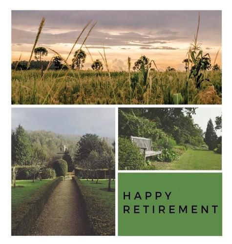 Happy Retirement Guest Book (Hardcover): Guestbook for retirement, message book, memory book, keepsake, retirement book to sign