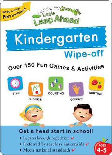 Cover image for Let's Leap Ahead Kindergarten Wipe-off
