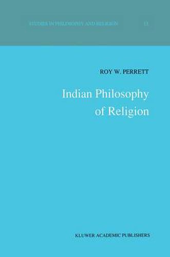 Cover image for Indian Philosophy of Religion
