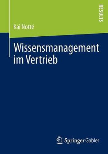 Cover image for Wissensmanagement Im Vertrieb