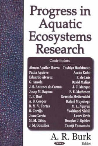 Cover image for Progress in Aquatic Ecosystems Research