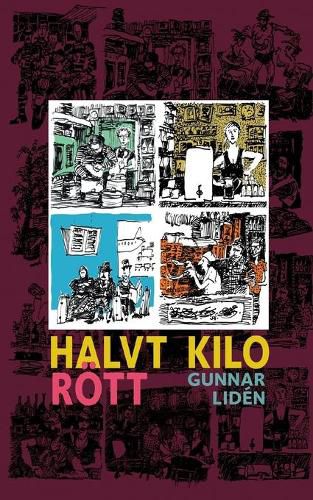 Cover image for Halvt kilo roett: Teckningar och dikter fran Grekland 2015-2016