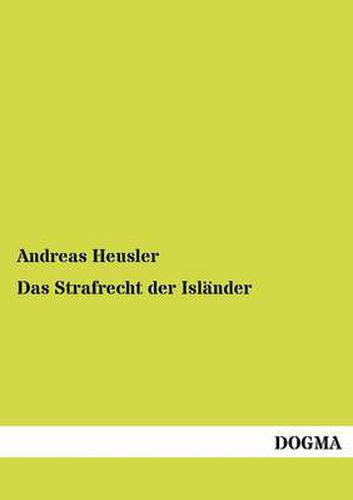 Cover image for Das Strafrecht der Islander