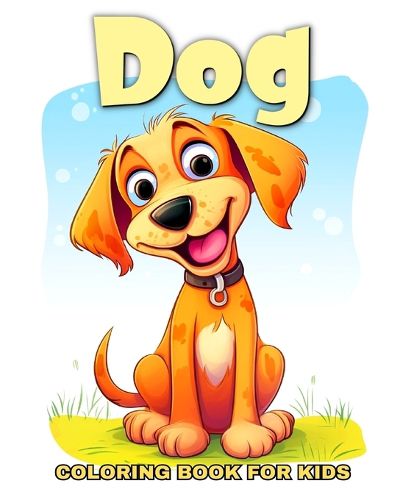 Cover image for Dog Coloring Book for Kids
