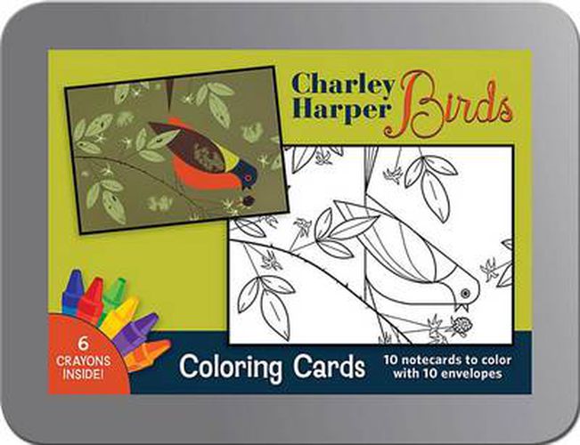 Charley Harper: Birds Coloring Cards