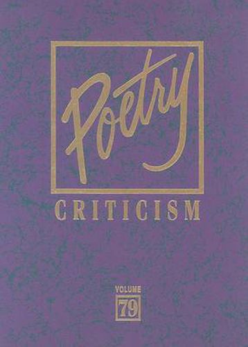 Cover image for Poetry Criticism