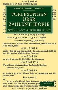 Cover image for Vorlesungen uber Zahlentheorie