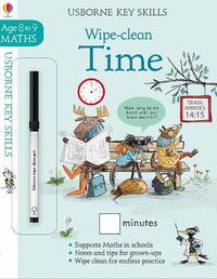 Cover image for Wipe-Clean Time 8-9