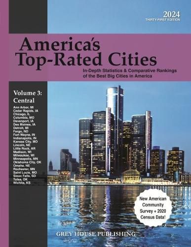 Cover image for America's Top-Rated Cities, Vol. 3 Central, 2024