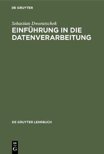 Cover image for Einfuhrung in die Datenverarbeitung