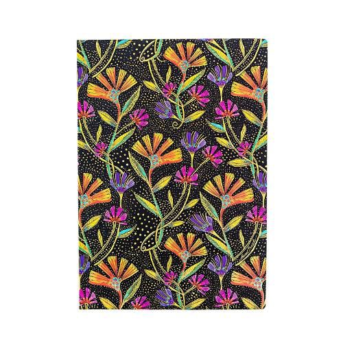 Cover image for Wild Flowers (Playful Creations) Midi Unlined Softcover Flexi Journal (Elastic Band Closure)