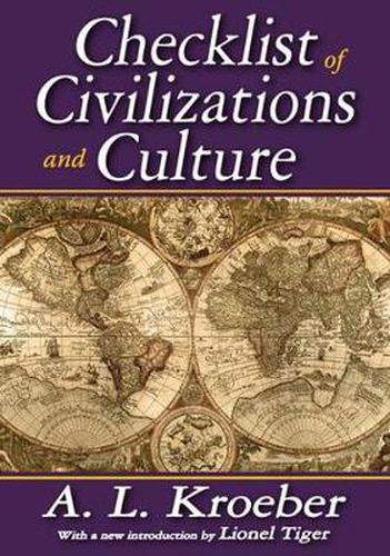 Cover image for Checklist of Civilizations and Culture