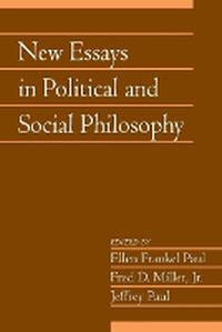 Cover image for New Essays in Political and Social Philosophy: Volume 29, Part 1