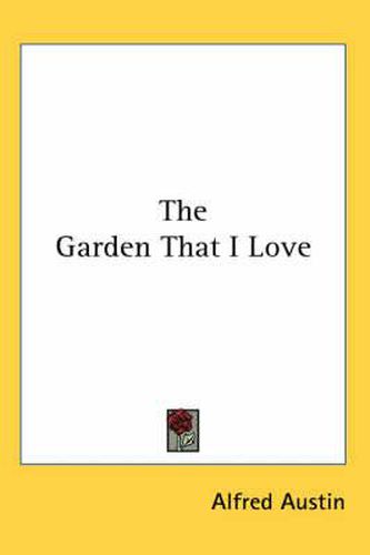 Cover image for The Garden That I Love