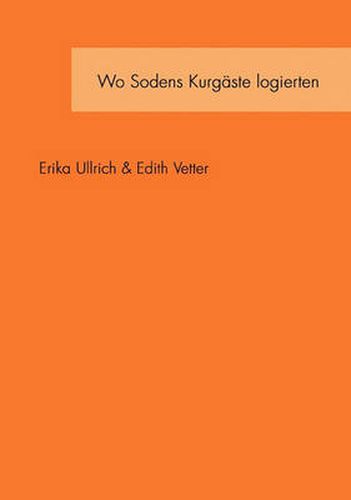 Cover image for Wo Sodens Kurgaste logierten