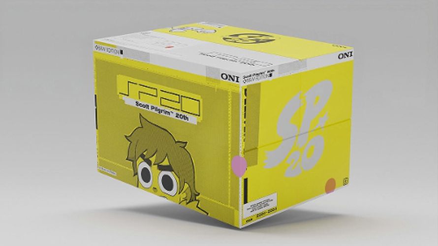Cover image for Scott Pilgrim 20th Anniversary B&W Hardcover Box Set