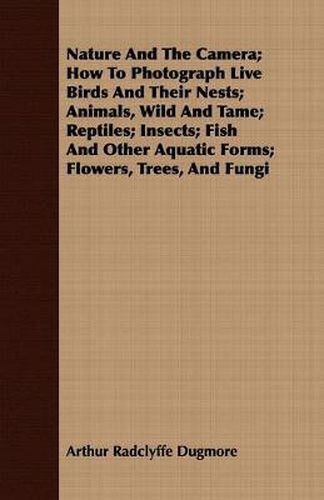 Cover image for Nature and the Camera; How to Photograph Live Birds and Their Nests; Animals, Wild and Tame; Reptiles; Insects; Fish and Other Aquatic Forms; Flowers, Trees, and Fungi