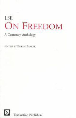 Cover image for On Freedom: A Centenary Anthology