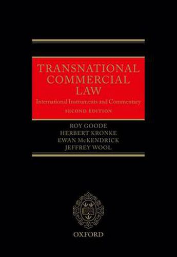 Cover image for Transnational Commercial Law: International Instruments and Commentary