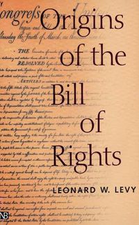 Cover image for Origins of the Bill of Rights