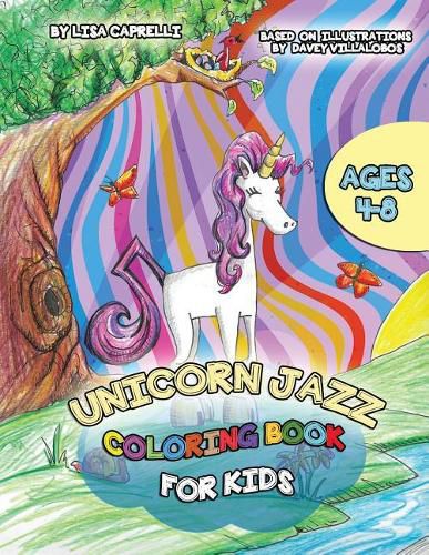 Cover image for Unicorn Jazz Coloring Book