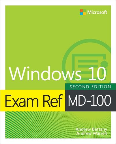 Cover image for Exam Ref MD-100 Windows 10