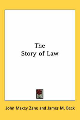 Cover image for The Story of Law