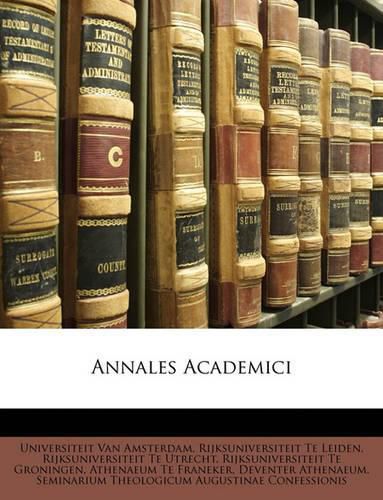 Cover image for Annales Academici