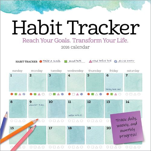 Cover image for Habit Tracker Wall Calendar 2026