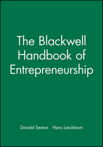Cover image for The Blackwell Handbook of Entrepreneurship