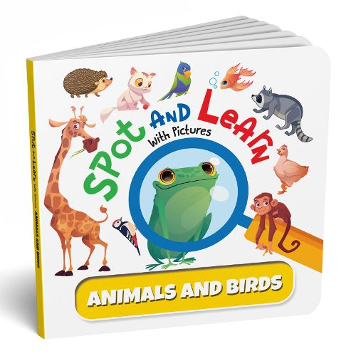 Cover image for Spot and Learn with Pictures: Animals & Birds