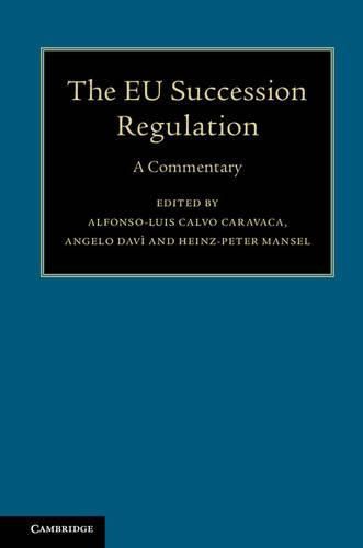 The EU Succession Regulation: A Commentary