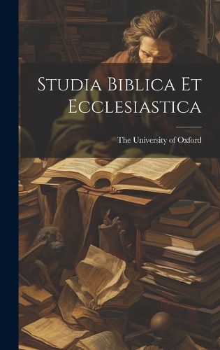 Cover image for Studia Biblica et Ecclesiastica