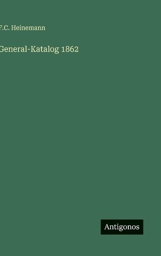 Cover image for General-Katalog 1862