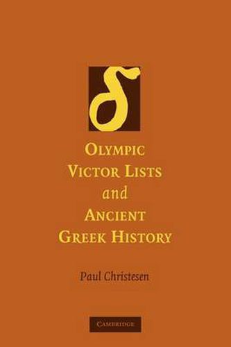 Cover image for Olympic Victor Lists and Ancient Greek History