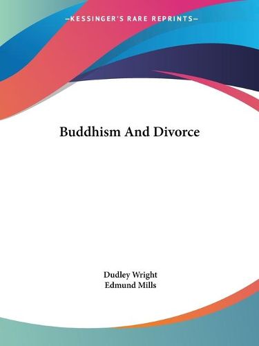 Cover image for Buddhism and Divorce