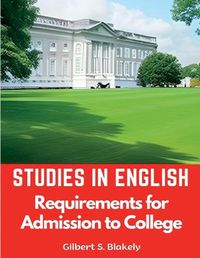 Cover image for Studies in English